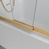 Душевая шторка на ванну BelBagno LUCE-VF-11-90/145-C-ORO