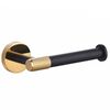 Держатель для туалетной бумаги без крышки WONZON & WOGHAND MAJESTIC, Черный/Золото (WW-9216)