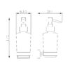 Дозатор мыла WONZON & WOGHAND FLAT, Хром (WW-9733)