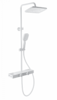 Душевая система с термостатом WONZON & WOGHAND Shelf, Белый матовый (WW-B3552-MW)