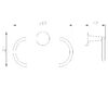Кольцо для полотенец WONZON & WOGHAND SIMPLE, Хром (WW-6513)