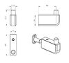 Крючок для ванной WONZON & WOGHAND, Черный матовый (WW-V3301-MB)