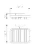Мыльница с держателем WONZON & WOGHAND FLAT, Хром (WW-9724)