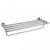 Полотенцедержатель с полкой WONZON & WOGHAND SIMPLE, Хром (WW-6581)