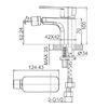 Смеситель для биде WONZON & WOGHAND ARNIE, Хром (WW-695001-CR)