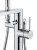 Смеситель для ванны напольного монтажа WONZON & WOGHAND STICK, Хром (WW-88649901-CR)