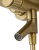 Смеситель для ванны с душем WONZON & WOGHAND CLICK, Брашированное золото (WW-FE05L221- BG)