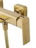 Смеситель для ванны с душем WONZON & WOGHAND DIAMOND, Брашированное золото (WW-88639011- BG)