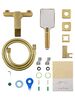 Смеситель для ванны с душем WONZON & WOGHAND EDGE, Брашированное золото (WW-88639003A- BG)