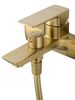 Смеситель для ванны с душем WONZON & WOGHAND EDGE, Брашированное золото (WW-88639003A- BG)