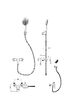 Смеситель для душа WONZON & WOGHAND ALFA, Черный матовый (WW-AE3102-MB)