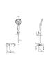 Смеситель для душа WONZON & WOGHAND, Хром (WW-B2585-CR)
