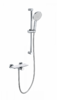 Смеситель для душа с гарнитуром WONZON & WOGHAND ClickPlate, Хром (WW-B2052-A-CR)
