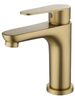 Смеситель для раковины WONZON & WOGHAND ALFA, Брашированное золото (WW-A40202-BG)