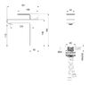 Смеситель для раковины WONZON & WOGHAND CUBE, Брашированное золото (WW-88139016-BG)