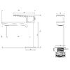 Смеситель для раковины WONZON & WOGHAND DIAMOND, Брашированное золото (WW-88139011-BG)