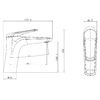 Смеситель для раковины WONZON & WOGHAND Elbe, Брашированное золото (WW-A41222-BG)