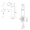 Смеситель для раковины WONZON & WOGHAND FRAME, Хром (WW-88139010-CR)