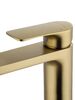Смеситель для раковины WONZON & WOGHAND Line, Брашированное золото (WW-A40732-BG)