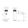 Смеситель для раковины WONZON & WOGHAND, Белый матовый (WW-H1065-MW)
