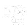 Смеситель для раковины WONZON & WOGHAND, Хром (WW-XH-012-CR)