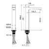 Смеситель для раковины высокий WONZON & WOGHAND CUBE 2.0, Хром (WW-88019068-CR)