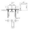 Смеситель для раковины высокий WONZON & WOGHAND LOOP, Черный матовый (WW-131-00-508)