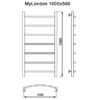 Полотенцесушитель MYFREA My London 100/50
