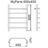 Полотенцесушитель MYFREA My Paris 60/40
