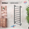 Полотенцесушитель электрический с/т Comfysan Scola EC-10 100/40, хром