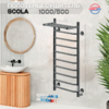 Полотенцесушитель электрический с/т Comfysan Scola EC-10 100/50 с полкой, хром