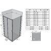 Душевая дверь Ravak Blix BLDP2-110 профиль Хром стекло Grape (0PVD0C00ZG)
