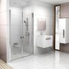 Душевая дверь Ravak Chrome CSDL2-90, профиль хром, стекло прозрачное