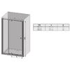 Душевая дверь Ravak Pivot PDOP2-120 распашная, ручка Белая, стекло Transparent, профиль Белый (03GG0101Z1)
