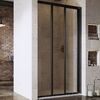 Душевая дверь Ravak Supernova ASDP3-130 профиль Черный стекло Transparent (00VJ03R2Z1)