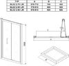 Душевая дверь Ravak BLDZ2-80 Блестящий+транспарент