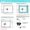 Душевой поддон, STAROHOME SOLID 90х70 GREY MATT, SOLID