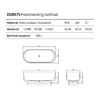 Dea Design Shadow Ванна 170x72x56см., отдельностоящая, Glasstech, прозрачная смола, цвет: brown copper