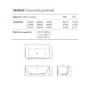 Dea Design Modern Ванна 180x80xh56см, отдельностоящая, цвет: graphite