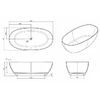 Knief Oval Shape Ванна отдельностоящая 180х93x56см., из полимерного материала, цвет: Citrin  060