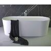 KNIEF Pearl Ванна отдельностоящая овальная 172x81x50см со сливом, цвет: белый матовый