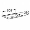 Roca DEBBA COMPACT Раковина мебельная Unik 500x360x160 мм, белый (732799J00Y)