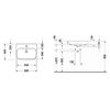 Duravit Happy D.2 2315600000 Раковина подвесная, накладная 60*46 см (белый)