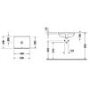 Duravit Starck 3 Раковина для встраивания снизу, с перел.,включая крепл.для встраив. в дерев. столеш., 490x365мм, Цвет белый
