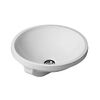 Duravit Architec Раковина  для встр снизу, с переливом глазуровка снизу,включая крепление цвет белый