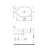 Раковина Duravit Jelsa 2401470028 встраиваемая цвет белый 51х37 см