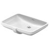 Duravit No 1 Раковина встраиваемая для встраивания снизу, 550х400 мм, с переливом