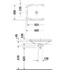 Duravit DuraStyle Раковина встр., для встраивания сверху, без перелива, без площадки под смес., 600x430мм, Цвет: Белый