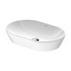 Duravit D-Neo Раковина накладная, овал 600х400  мм, без перелива, без отв под смес, цвет: белый (СПЕЦЦЕНА)