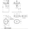 Kerama Marazzi Раковина ARTBASIN Conchiglia накладная 50*36,6*18см, без отв. под смеситель, без перелива, цвет белая глянцевая